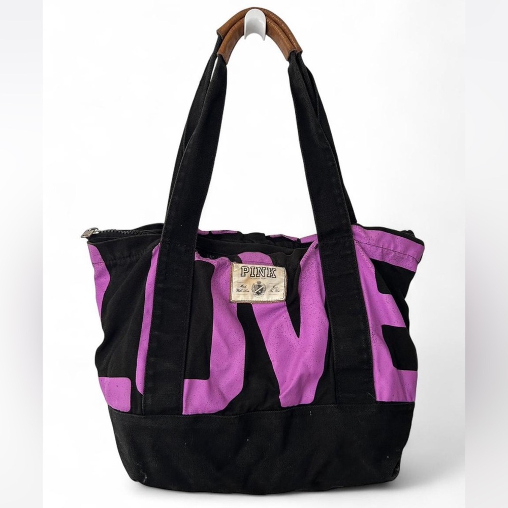 Victoria Secret's PINK "LOVE" Canvas Tote Bag